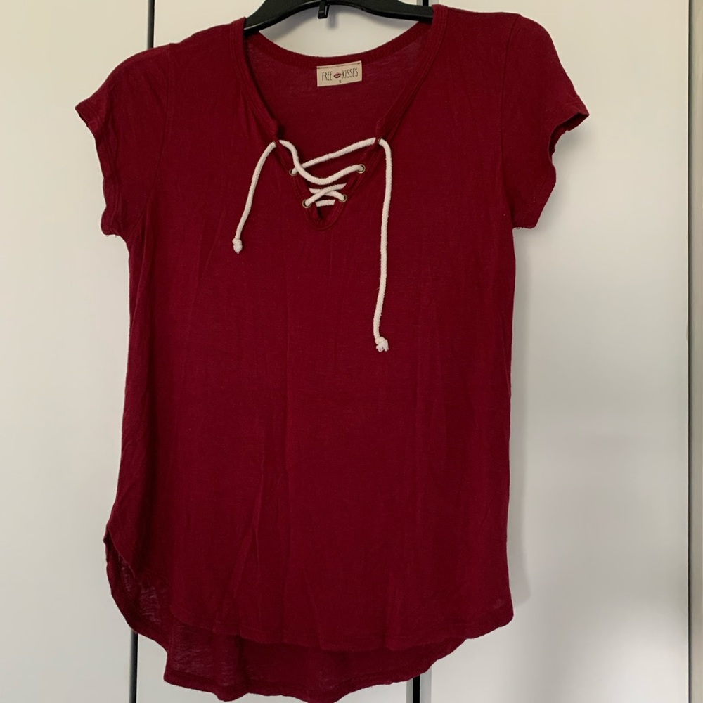 Maroon Short Sleeve